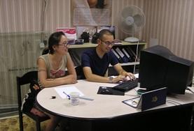 Volunteer Business Business Project volunteers finalise thyeir work at a placement in Mongolia