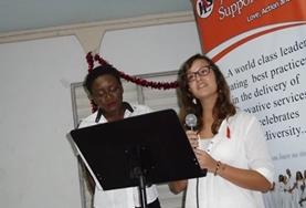 Volunteer Jamaica Two Care volunteers give a workshop on HIV/Aids prevention and treatment during an awareness campaign in Jamaica.