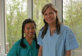 Volunteer Care Psychology volunteers pose for a picture at a placement in Mongolia