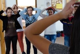 Volunteer Creative & Performing Arts A volunteer Dance instructor teacher choreography to students at a placement in Romania
