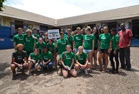 Volunteer Jamaica A group of volunteers spends time in a Maroon community in Jamaica during their cultural immersion project.