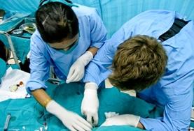 Volunteer Medical Electives Medicine Elective volunteers during surgery at a placement in Nepal