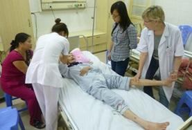 Volunteer Vietnam A Nursing student assists local staff in a hospital in Vietnam as part of her elective placement abroad.