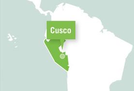 Volunteer Peru A map of Cusco, Peru, where our global gap year volunteers help with teaching local children in South America.