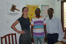 Volunteer Togo A professional Psychologist exchanges ideas and knowledge with local mental health professionals at our volunteer placement in Togo.