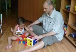 Volunteer Care A professional Psychologist works on an activity with a child with autism at a care centre at our volunteer placement in Vietnam.