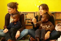Volunteer Kenya High School Special volunteers spend time with local children in Kenya, helping with their education and development.