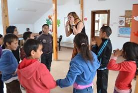 Volunteer Social Work A Social Work Intern works with children at a placement in Romania